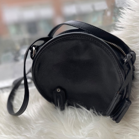 Black Round Coach Purse with Tassel - Picture 5 of 5